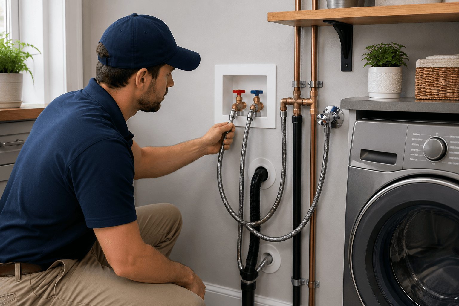 appliance plumbing upgrade