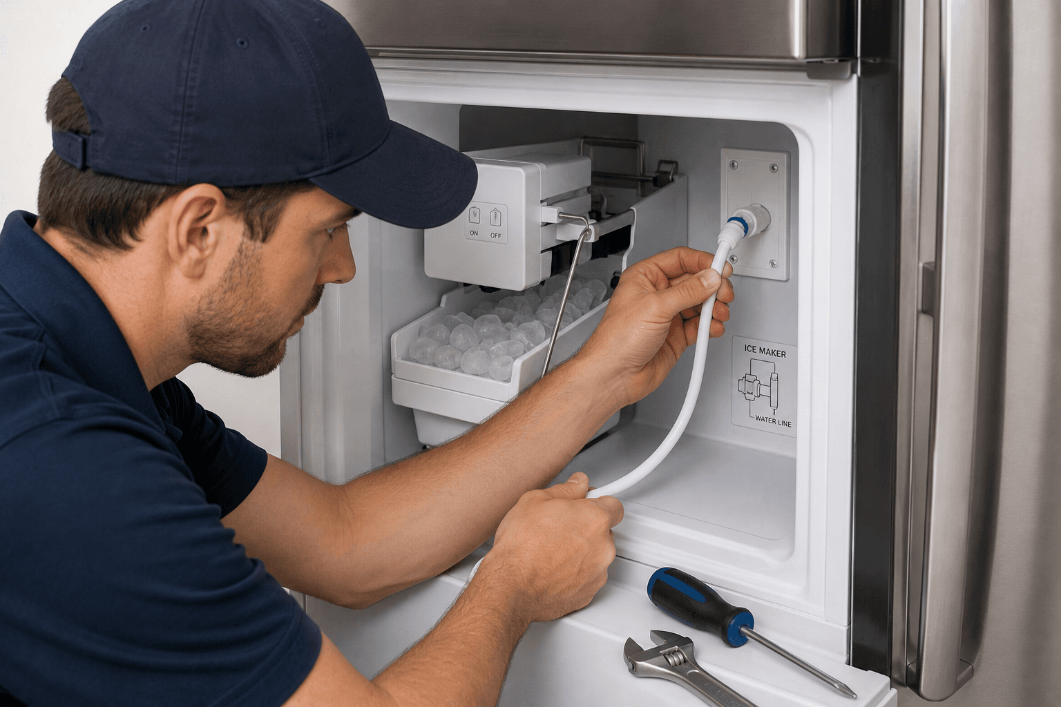 ice maker water line