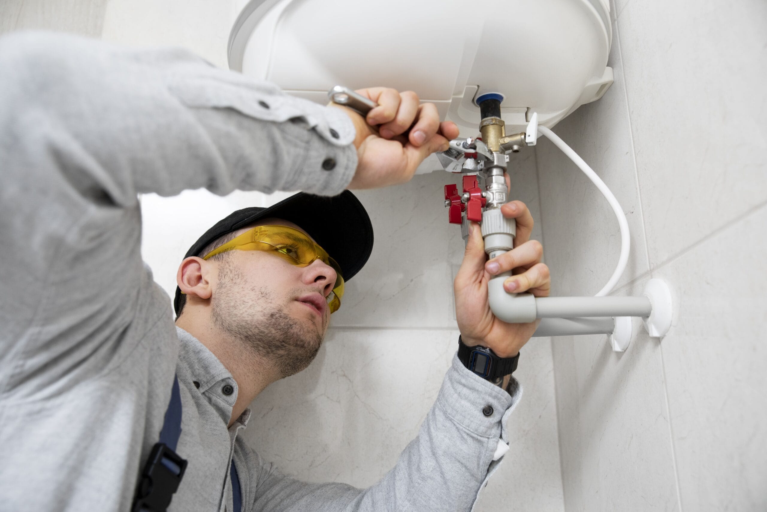 worker repairing water heater 1 scaled